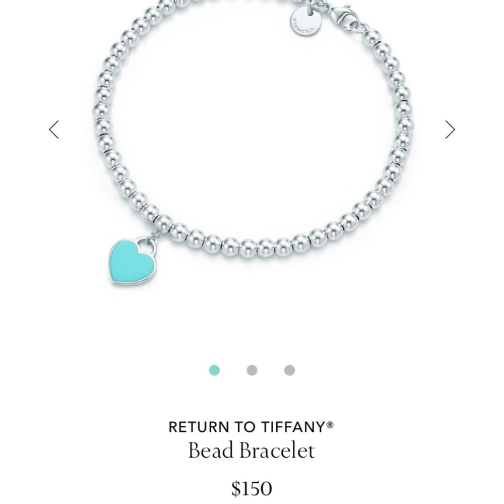 Tiffany & Co. Double Sided Heart Tag Bracelet